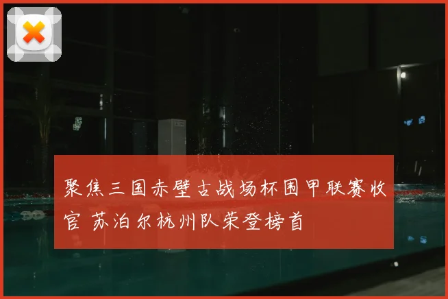 聚焦三国赤壁古战场杯围甲联赛收官 苏泊尔杭州队荣登榜首